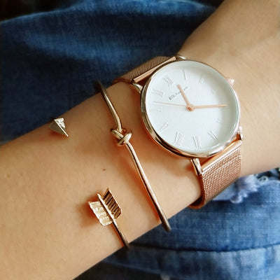 Pulsera Vintage con Nudo de Flecha y Cierre Ajustable - Image 5