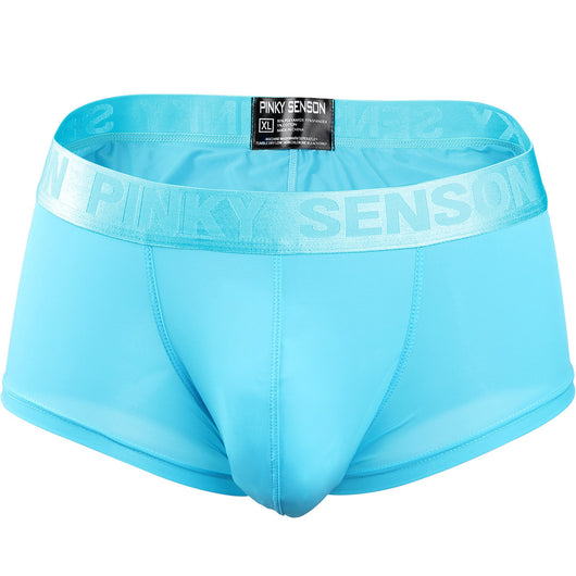 Bóxer Hombre Tela Seda Hielo Cintura Baja Banda Elástica Ancha - Image 6