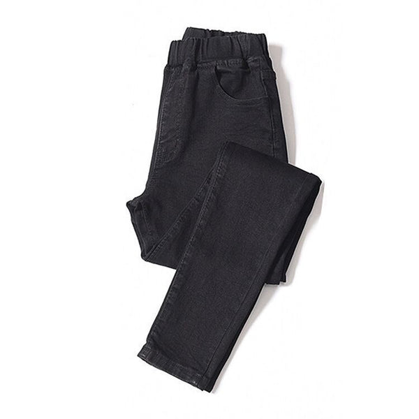 Pantalones Ajustados de Cintura Alta con Tecnología Stretch