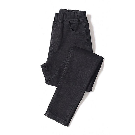 Pantalones Ajustados de Cintura Alta con Tecnología Stretch