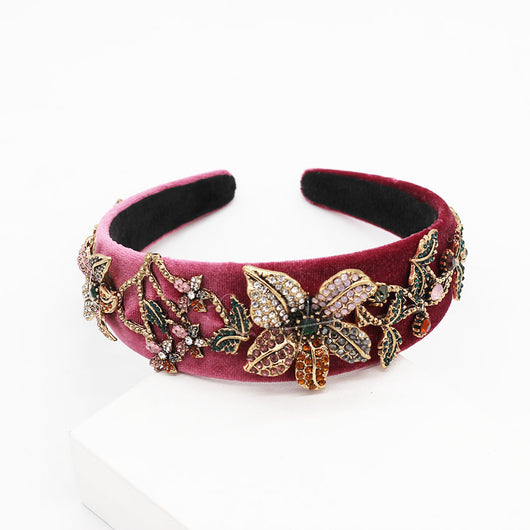 Diadema de Flores con Diamantes de Colores - Image 9