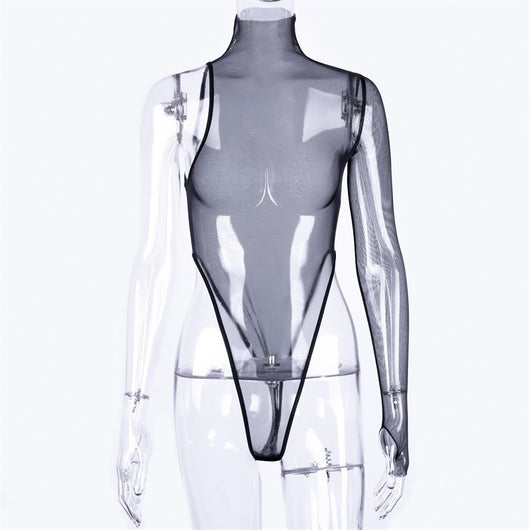 Body de Cuello Alto con Malla Transpirable - Image 18