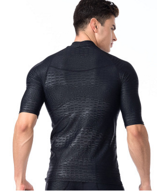 Traje de Baño Protector Solar con Cierre Frontal para Surf y Snórquel - Image 3