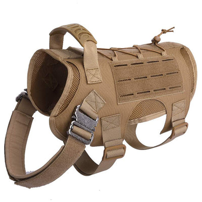 Chaleco Táctico para Perros con Arnés de Pecho y Colgante - Image 6