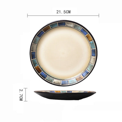 Plato Desayunero Multiusos Cerámica Pintada a Mano Estilo Rústico - Image 21