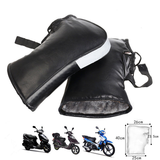 Guantes de Motocicleta Impermeables Térmicos con Aislamiento Reforzado - Image 12