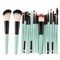 Set Profesional de 18 Brochas de Maquillaje MAANGE con Diseño Abanico