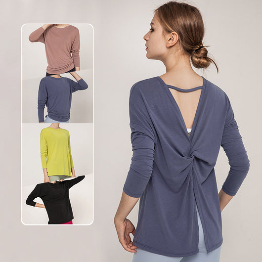 Blusa Yoga Manga Larga para Mujer - Primavera