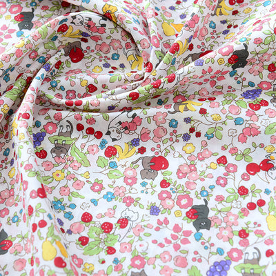 Ropa de Algodón con Estampado Floral Caricaturizado - Image 5