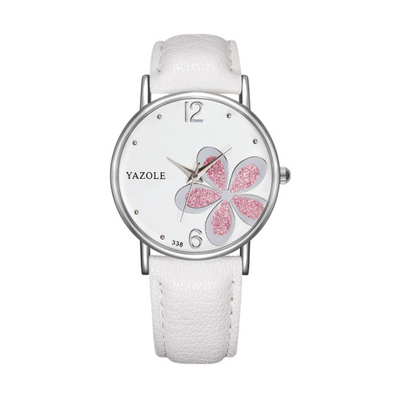 Reloj de Moda Coreana para Mujer con Trébol de Cuatro Hojas - Estilo Ejecutivo