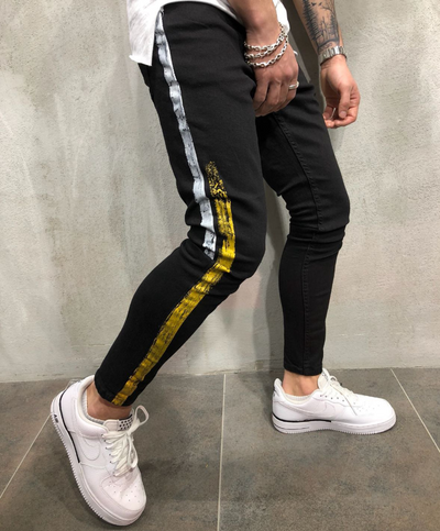 Pantalones Vaqueros de Tendencia Europea y Americana para Hombre - Image 6