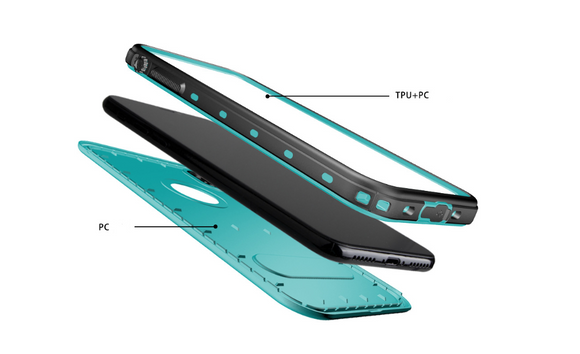Funda para iPhone Resistente al Agua y Golpes - Azul Pasto