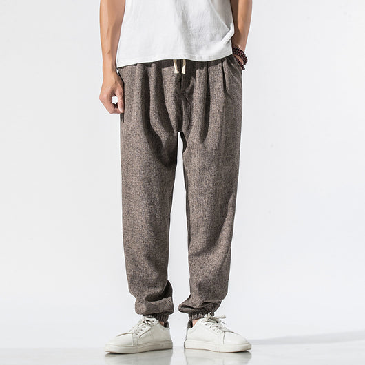 Pantalones de Lino Japonés para Hombre - Image 11