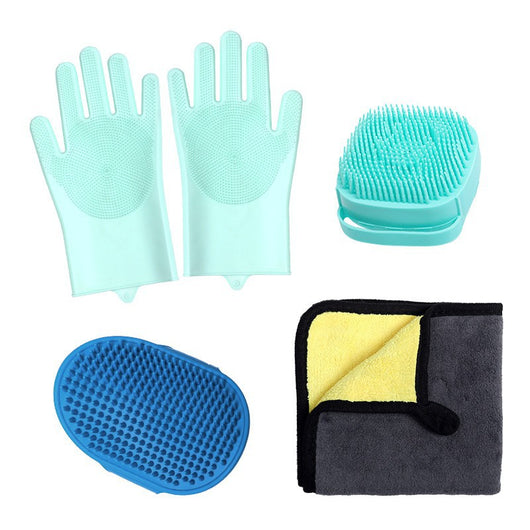 Guantes de Baño para Mascotas - Set Completo de Aseo Canino - Image 7