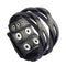 Multi-layer vintage cowhide rope Weave Negro