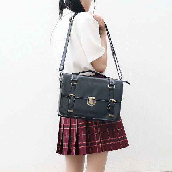 Bolso Mensajero Retro de Gran Capacidad Portátil
