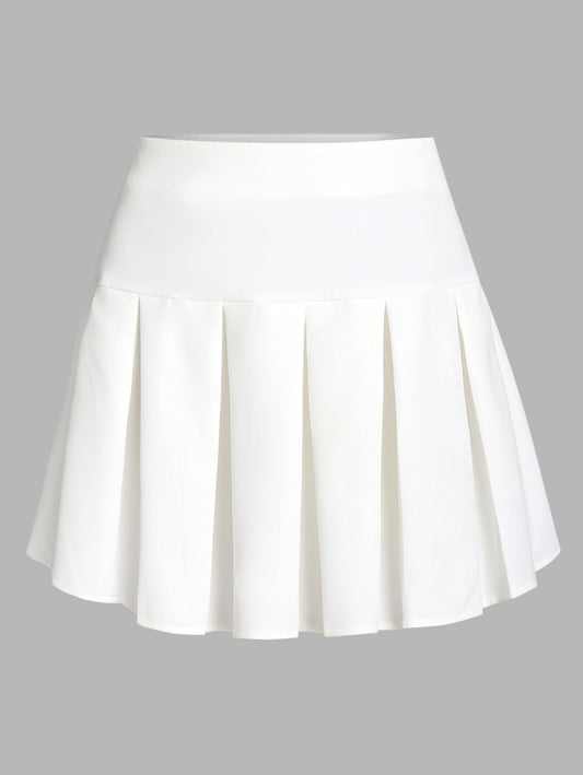 Falda Plisada Primavera Verano para Mujer