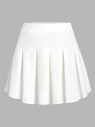 Falda Plisada Primavera Verano para Mujer