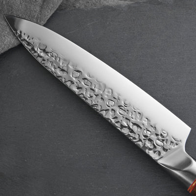 Cuchillo de Chef Damasco 8 Pulgadas - Acero Inoxidable 7Cr17 con Mango de Madera - Image 7