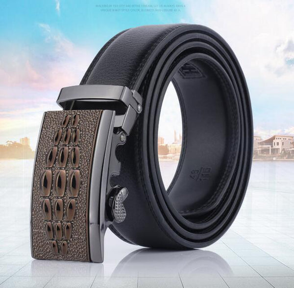 Cinturón de Cuero Genuino para Hombre Ejecutivo Urbano