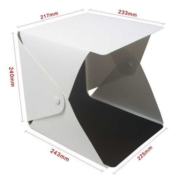 Caja de Luz LED Plegable 20cm para Fotografía Profesional
