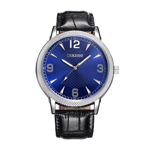Reloj de Hombre Resistente al Agua con Correa de Cuadros - Diseño Minimalista