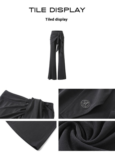 Pantalones Casuales Tejidos con Detalles de Encaje y Cordones - Image 15