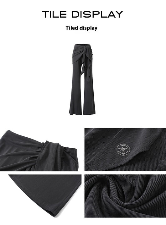 Pantalones Casuales Tejidos con Detalles de Encaje y Cordones - Image 15