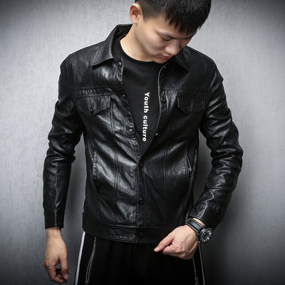Chaqueta Biker Coreana para Hombre - Estilo Urbano y Moderno - Image 3