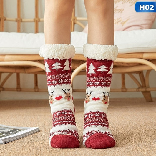 Calcetines Navideños para Mujer - Tubo Largo Invierno - Image 20