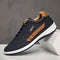 Zapatos Deportivos Casuales de Cuero Impermeables Versátiles