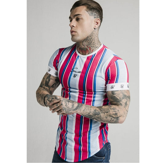 Playera Deportiva de Rayas para Hombre - Image 7