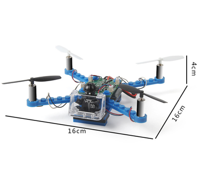 Dron Cuadricóptero Armable con Bloques de Construcción - Image 5