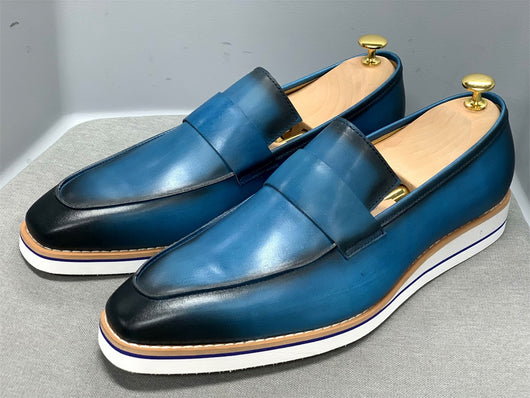 Zapatos Casuales de Cuero Artesanal para Hombre - Image 3