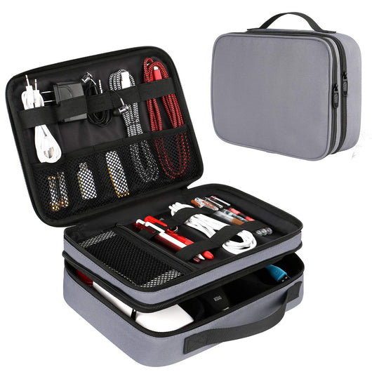 Bolsa Organizadora Dual para Cables, Cargadores y Accesorios Electrónicos - Image 26