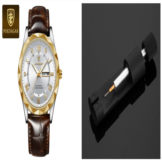 Reloj de Pulsera de Cuarzo Luxury para Hombre con Correa de Cuero - Image 51
