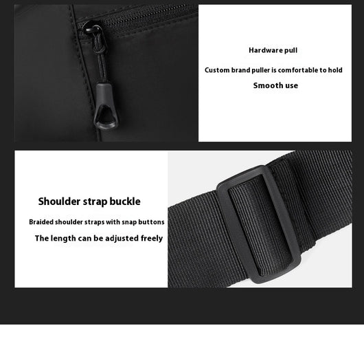 Mochila Bandolera Hombre Gran Capacidad - Bolsa Pecho Versátil para Estudiante y Commuter - Image 52