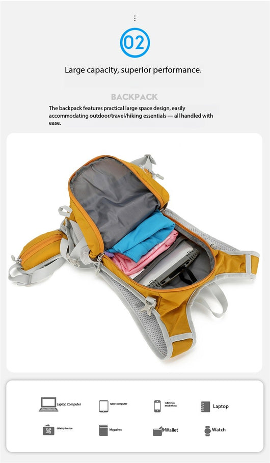Mochila de Hidratación AZELA Ligera con Malla Transpirable para Trail Running, Senderismo y Ciclismo - Image 26