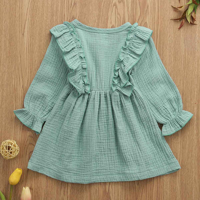 Vestido de Algodón para Niña: Estilo y Comodidad para Jugar - Image 3