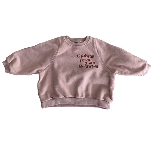 Playera Holgada Unisex con Estampado de Letras y Manga Larga - Image 2