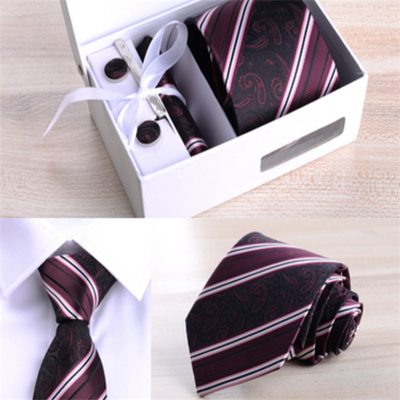 Corbata Rayada 8cm en Caja de Regalo Premium - Image 12
