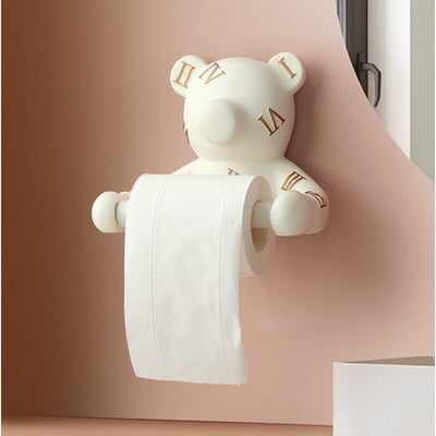Dispensador de Papel Higiénico Decorativo con Cabeza de Oso - Image 12
