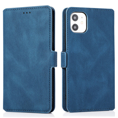 Funda de Cuero Retro Estilo Flip Phone Compatible con Apple - Image 9
