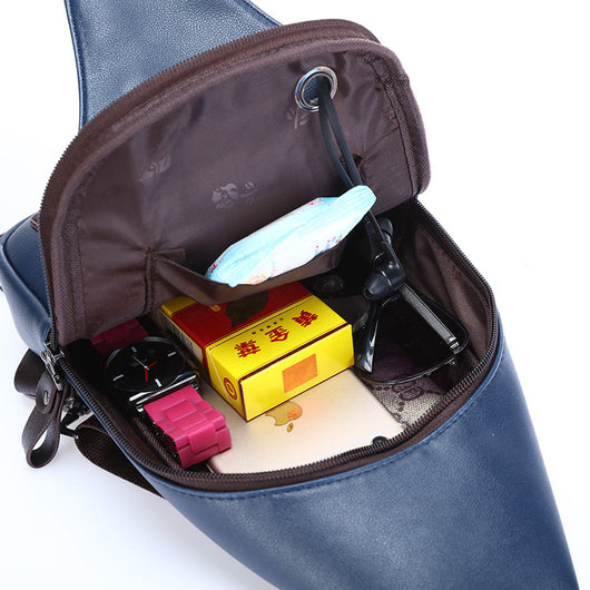 Mochila Pecho Multifunción para Hombre - Bolsa Cruzada Deportiva y de Viaje - Image 5