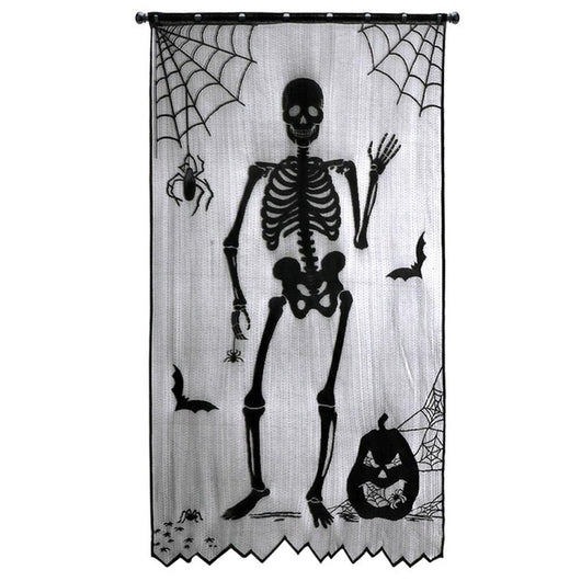Cortina con Patrón de Halloween