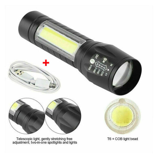 Linterna LED Zoom Extensible para Trabajo - Luz Profesional Ajustable - Image 2