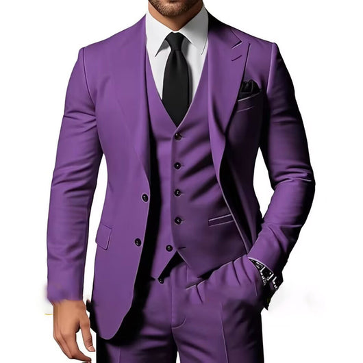 Traje de Negocios Tres Piezas para Hombre - Image 15