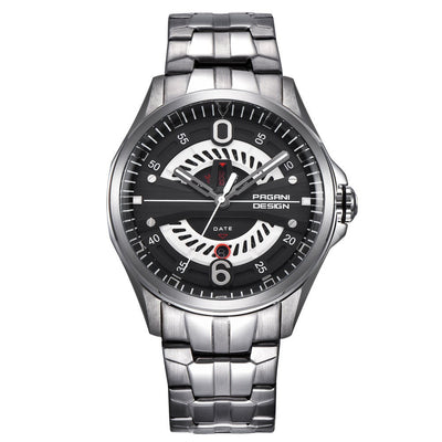 Reloj de Cuarzo Acero Inoxidable con Calendario - Elegancia Profesional - Image 12
