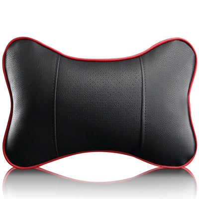 Juego de 2 Almohadas Cervicales 3D en Cuero Artificial Premium