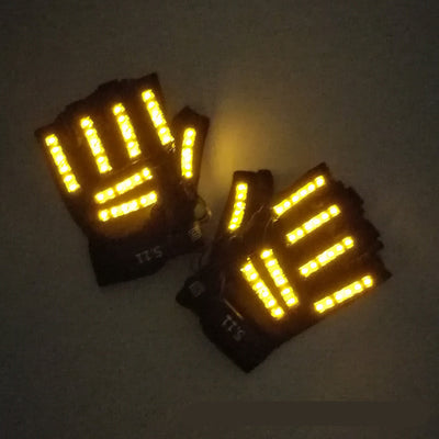 Guantes LED de Medio Dedo para Trabajo y Actividades Nocturnas - Image 9